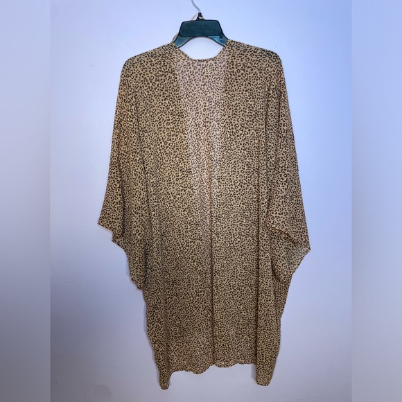 Aerie American Eagle Leopard Kimono One Size Fits All NWOT - Picture 5 of 5